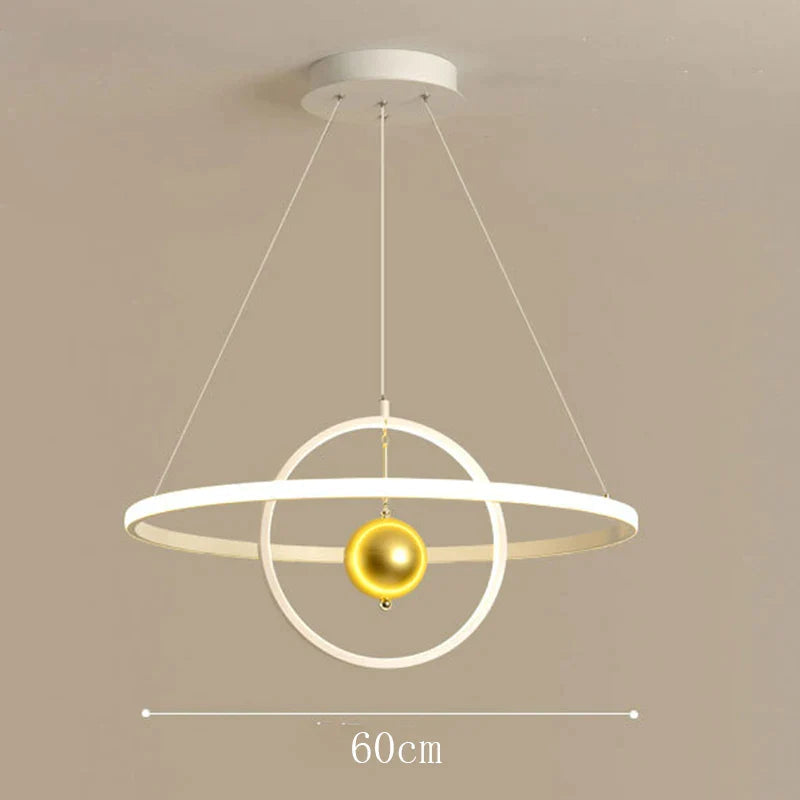 Lustre Circulaire en Fer avec Éclairage LED Télécommandé pour un Style Européen Élegant-LUMICONCEPT