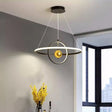 Lustre Circulaire en Fer avec Éclairage LED Télécommandé pour un Style Européen Élegant-LUMICONCEPT