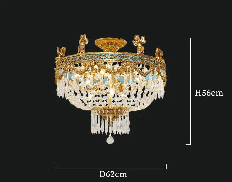 Lustre Élégance Louis XIV pour un Intérieur Prestige-LUMICONCEPT