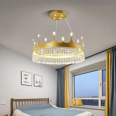 Lustre LED en cristal au design nordique pour chambre d'enfant-LUMICONCEPT