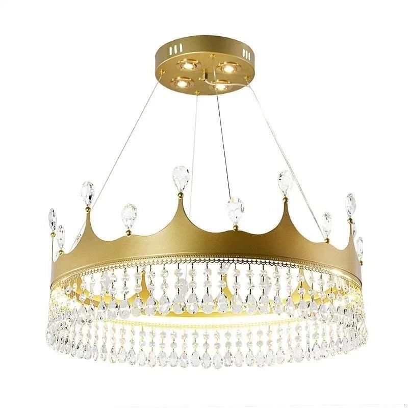 Lustre LED en cristal au design nordique pour chambre d'enfant-LUMICONCEPT