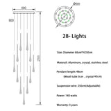 Lustre Murale en Acier Inoxydable et Cristal – Élégance Moderne pour un Intérieur Raffiné-LUMICONCEPT