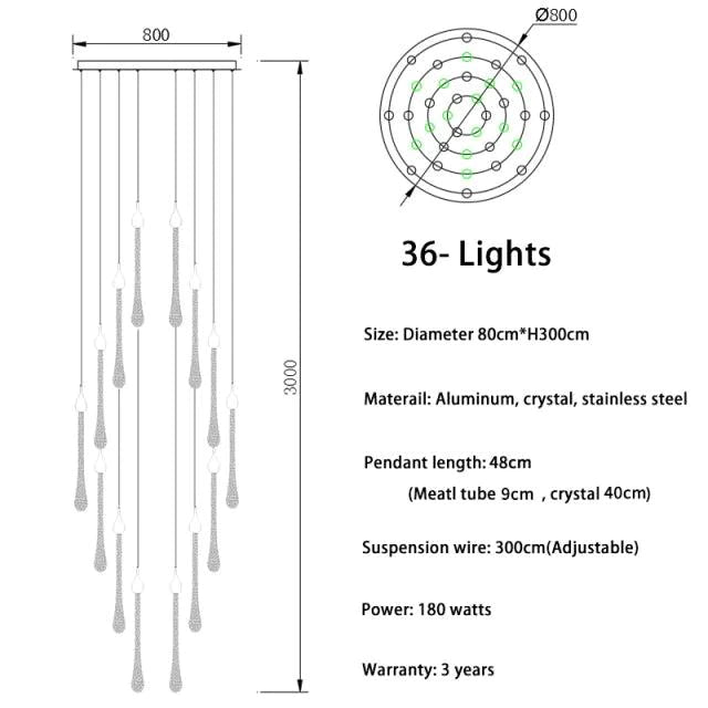 Lustre Murale en Acier Inoxydable et Cristal – Élégance Moderne pour un Intérieur Raffiné-LUMICONCEPT