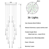 Lustre Murale en Acier Inoxydable et Cristal – Élégance Moderne pour un Intérieur Raffiné-LUMICONCEPT