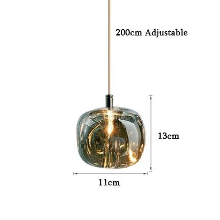 Lustre Sur Mesure en Cristal et Acier Inoxydable pour une Ambiance Élégante et Moderne-LUMICONCEPT