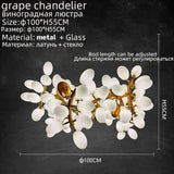 Lustre Suspendu Élégant en Forme de Grappe de Raisins - Luxe Scandinave pour un Éclairage Raffiné-LUMICONCEPT