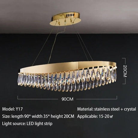 Lustre en Cristal K9 Élégance Moderne pour un Éclat Raffiné-LUMICONCEPT