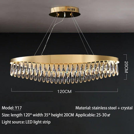 Lustre en Cristal K9 Élégance Moderne pour un Éclat Raffiné-LUMICONCEPT