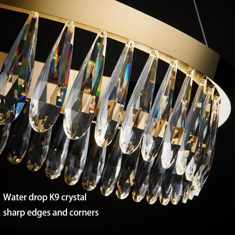 Lustre en Cristal K9 Élégance Moderne pour un Éclat Raffiné-LUMICONCEPT