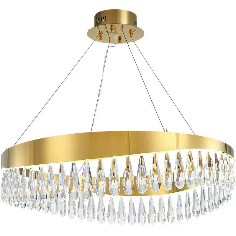 Lustre en Cristal K9 Élégance Moderne pour un Éclat Raffiné-LUMICONCEPT