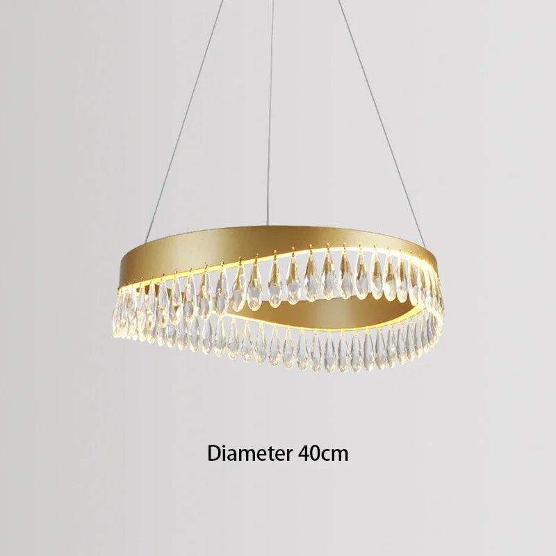 Lustre en Cristal K9 Élégance Moderne pour un Éclat Raffiné-LUMICONCEPT