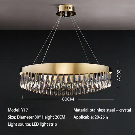 Lustre en Cristal K9 Élégance Moderne pour un Éclat Raffiné-LUMICONCEPT