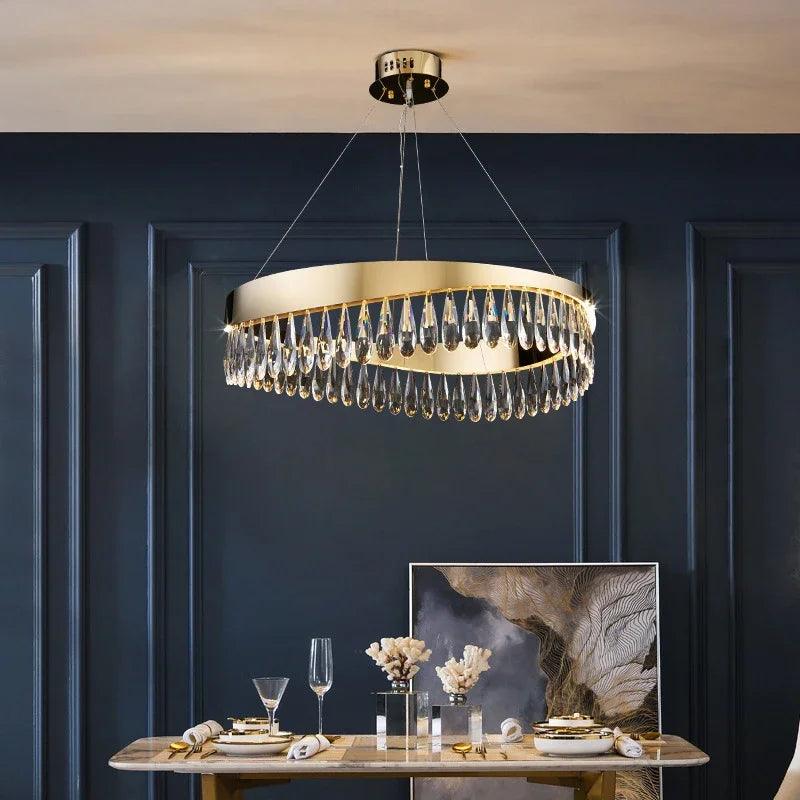 Lustre en Cristal K9 Élégance Moderne pour un Éclat Raffiné-LUMICONCEPT