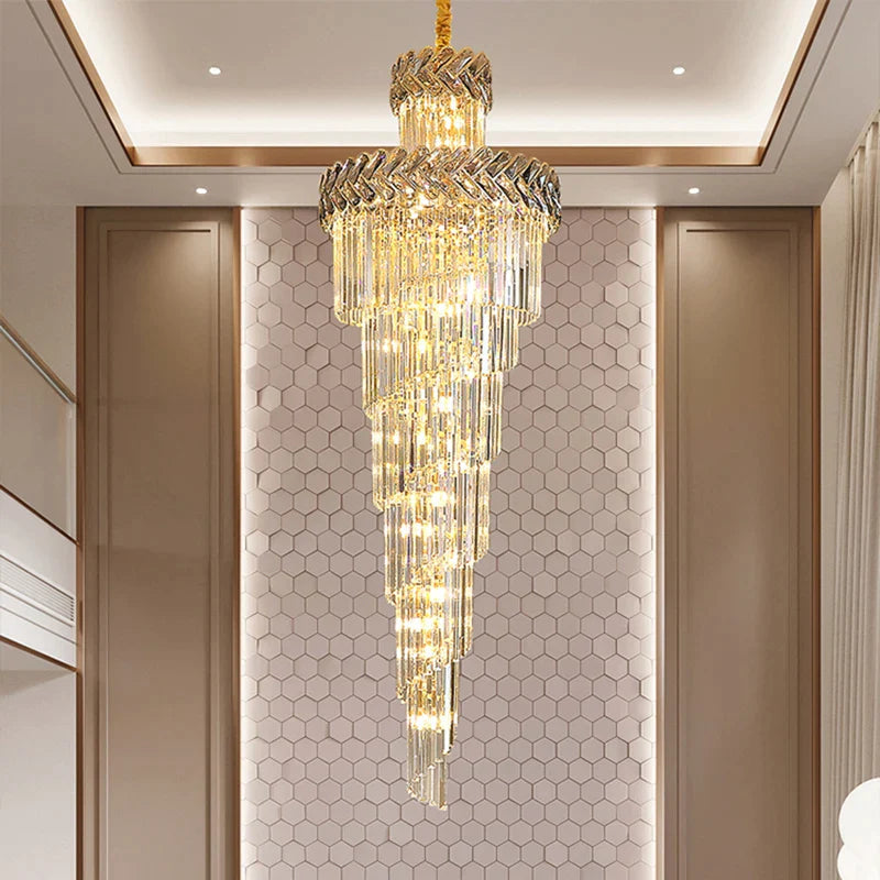 Lustre en Cristal Moderne avec Options de Personnalisation Élégantes-LUMICONCEPT