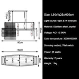 Lustre en Cristal et Acier Inoxydable pour une Élégance Contemporaine-LUMICONCEPT