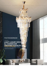 Lustre en cristal de luxe pour un éclairage éblouissant dans votre espace sophistiqué.-LUMICONCEPT