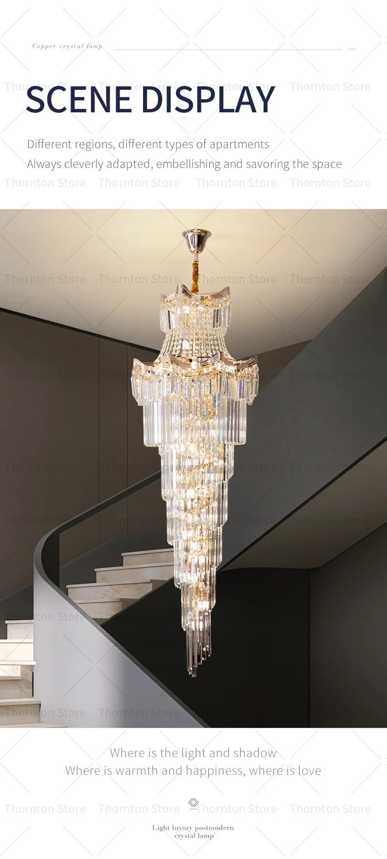 Lustre en cristal de luxe pour un éclairage éblouissant dans votre espace sophistiqué.-LUMICONCEPT