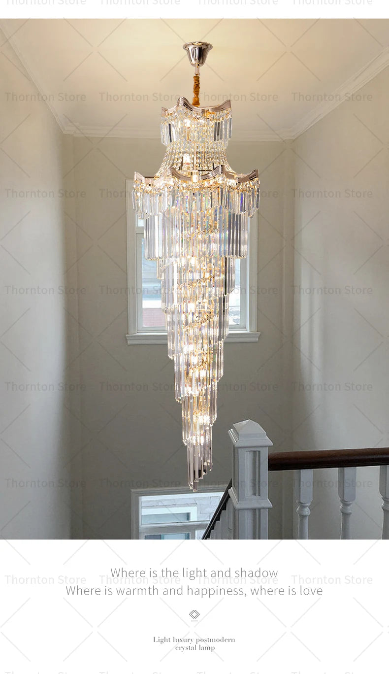 Lustre en cristal de luxe pour un éclairage éblouissant dans votre espace sophistiqué.-LUMICONCEPT