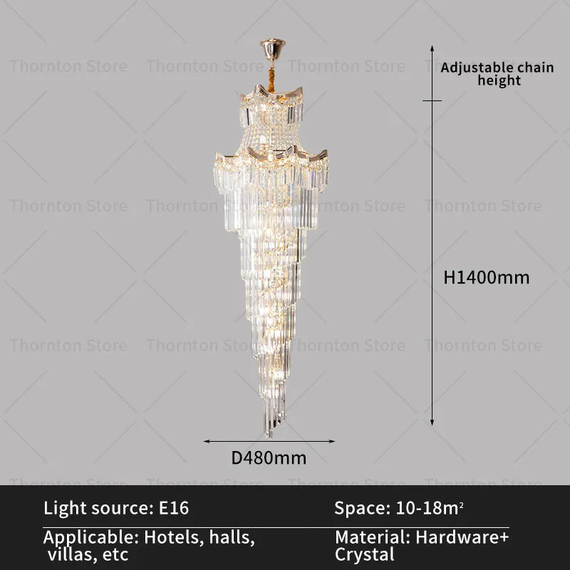 Lustre en cristal de luxe pour un éclairage éblouissant dans votre espace sophistiqué.-LUMICONCEPT