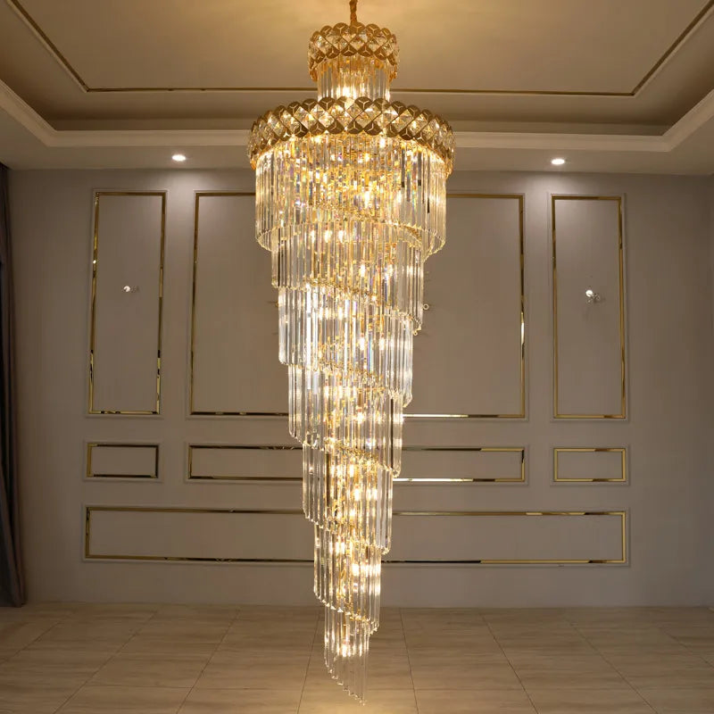 Lustre en cristal d'exception au design contemporain pour un éclairage élégant et moderne-LUMICONCEPT