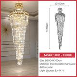 Lustre en cristal d'exception au design contemporain pour un éclairage élégant et moderne-LUMICONCEPT