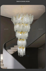 Lustre en cristal d'or raffiné pour un éclairage majestueux dans votre espace.-LUMICONCEPT