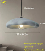 Lustres LED en Polystyrène Haute Densité - Éclairage Suspended Élégant pour Intérieur-LUMICONCEPT