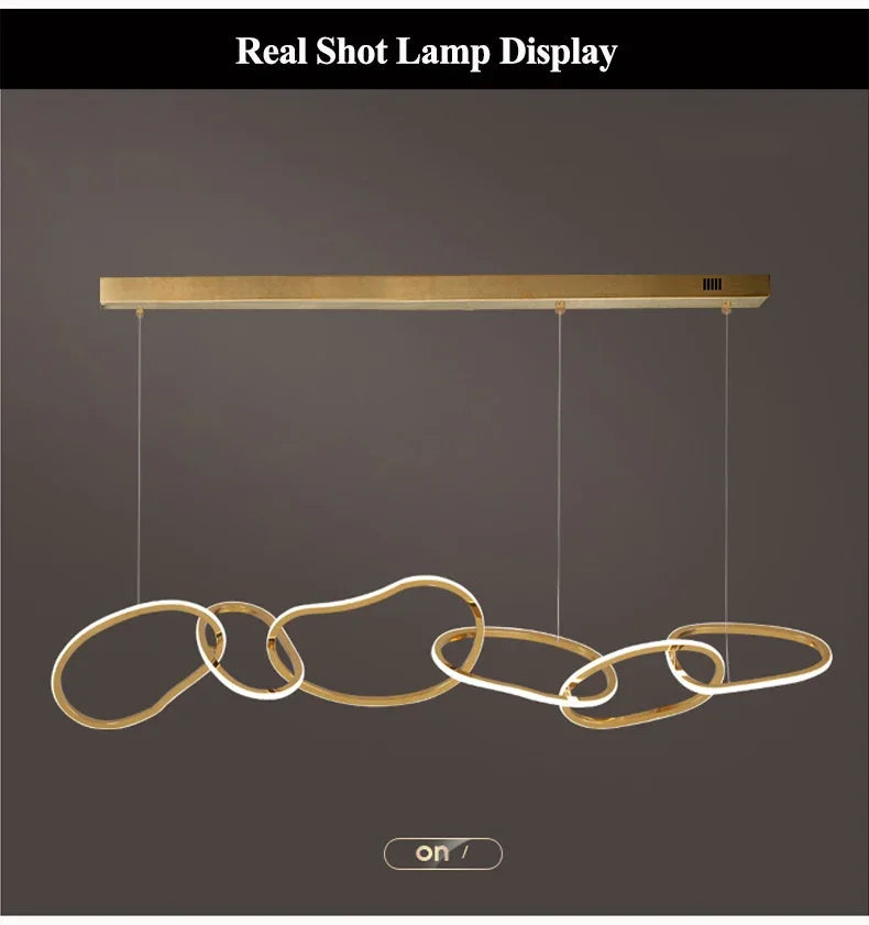 Luxueuse Lampe Suspendue LED Minimaliste en Rose pour Salon et Salle à Manger-LUMICONCEPT