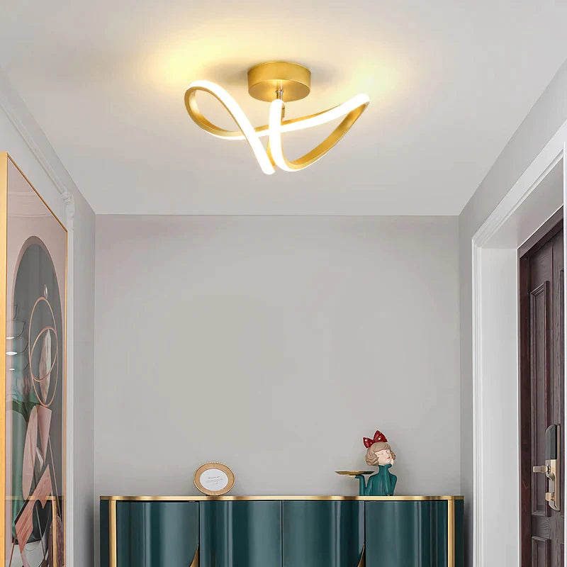 Plafonnier Design : Anneaux Lumineux Moderne et Élégant-LUMICONCEPT