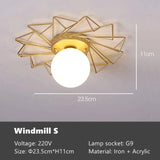 Plafonnier Design : Fleur de Soleil Nordique Feuille de Lotus-LUMICONCEPT