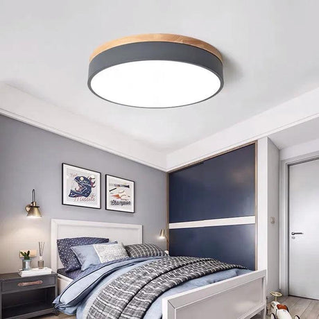 Plafonnier Design : Lampe de Plafond LED Moderne en Bois-LUMICONCEPT