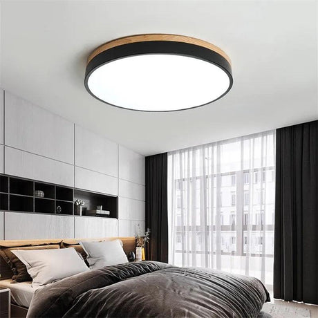 Plafonnier Design : Lampe de Plafond LED Moderne en Bois-LUMICONCEPT