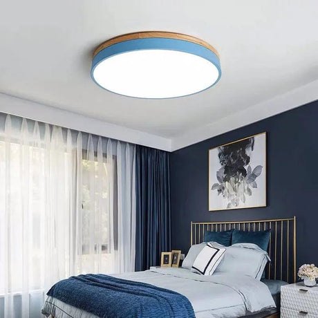 Plafonnier Design : Lampe de Plafond LED Moderne en Bois-LUMICONCEPT