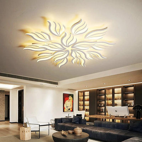 Plafonnier Design : Lumière LED Floral pour Effet Élégant et Moderne-LUMICONCEPT