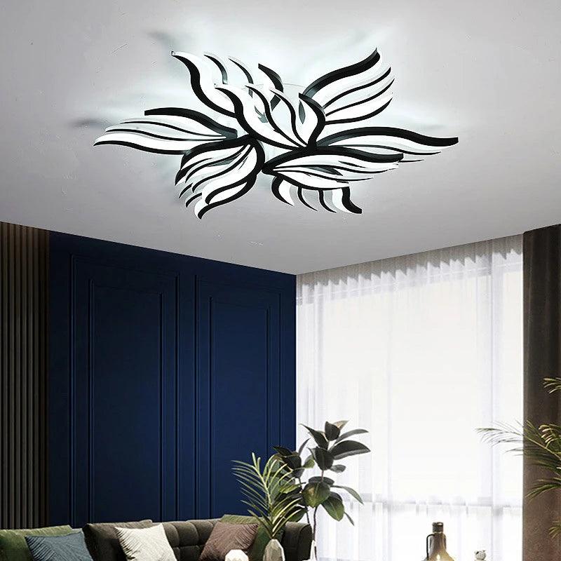 Plafonnier Design : Lumière LED Floral pour Effet Élégant et Moderne-LUMICONCEPT