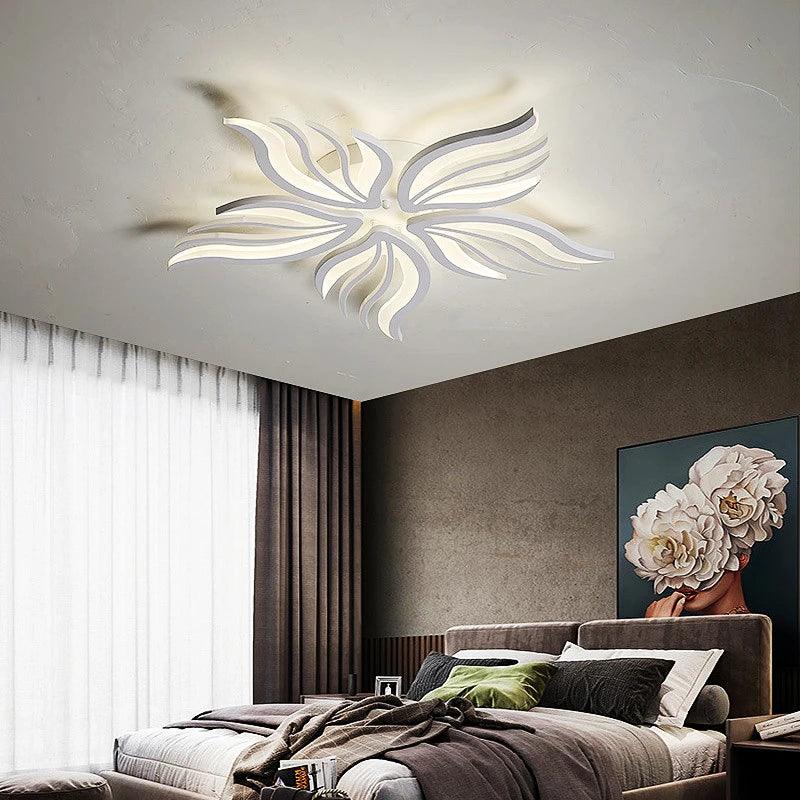 Plafonnier Design : Lumière LED Floral pour Effet Élégant et Moderne-LUMICONCEPT