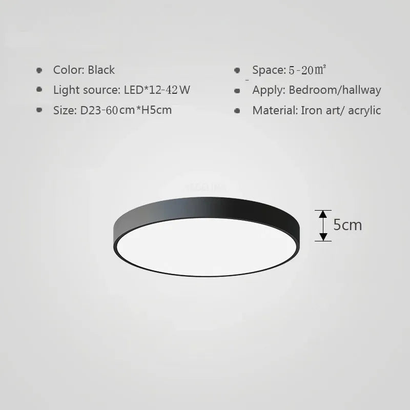 Plafonnier Design : Lumière Moderne en Forme de Cercle LED-LUMICONCEPT