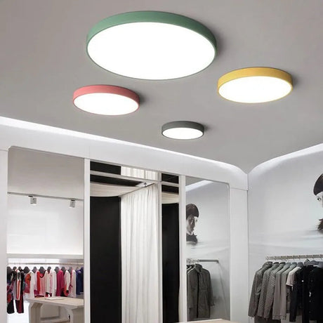 Plafonnier Design : Lumière Moderne en Forme de Cercle LED-LUMICONCEPT