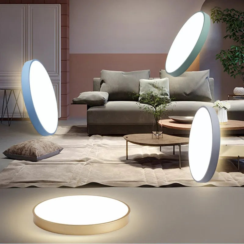 Plafonnier Design : Lumière Moderne en Forme de Cercle LED-LUMICONCEPT