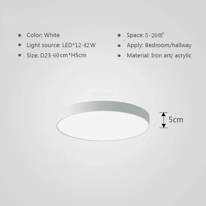 Plafonnier Design : Lumière Moderne en Forme de Cercle LED-LUMICONCEPT