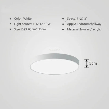 Plafonnier Design : Lumière Moderne en Forme de Cercle LED-LUMICONCEPT