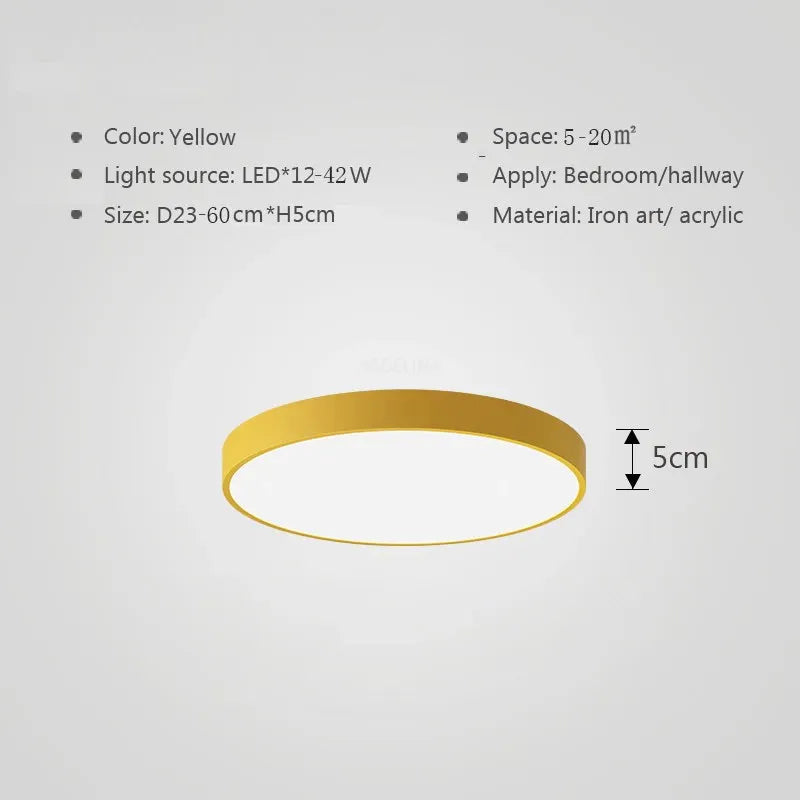 Plafonnier Design : Lumière Moderne en Forme de Cercle LED-LUMICONCEPT