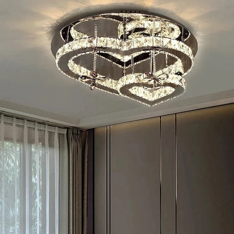 Plafonnier Design : Lumière Plafond en Acier Inoxydable Brossé-LUMICONCEPT