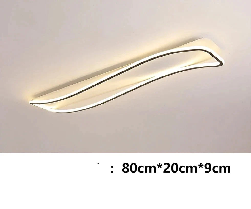 Plafonnier Design : Lumières de Plafond en Forme de Vague-LUMICONCEPT