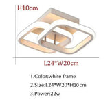 Plafonnier Design : Luminaire LED Moderne Plafonnier 110V/220V-LUMICONCEPT