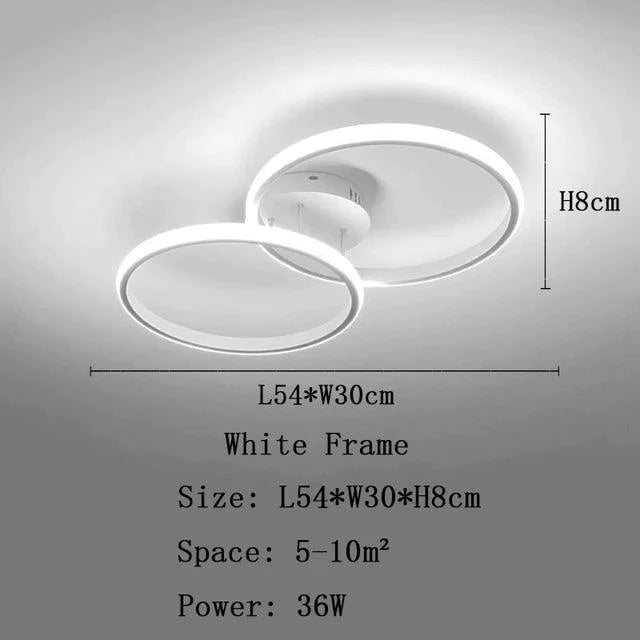 Plafonnier Design : Luminaire LED Moderne Plafonnier 110V/220V-LUMICONCEPT