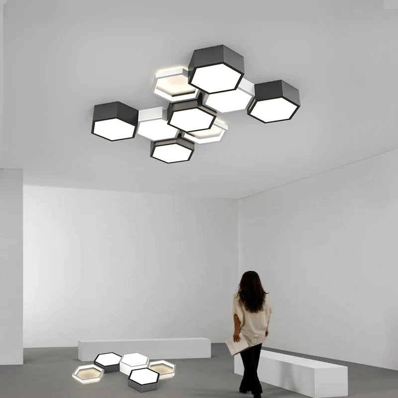 Plafonnier Design : Luminaire Moderne en Aluminium avec Option Tête-LUMICONCEPT