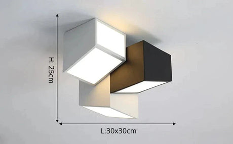 Plafonnier Design : Luminaire Moderne en Aluminium avec Option Tête-LUMICONCEPT