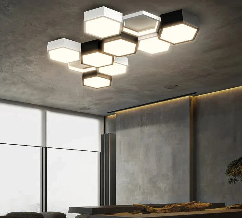 Plafonnier Design : Luminaire Moderne en Aluminium avec Option Tête-LUMICONCEPT