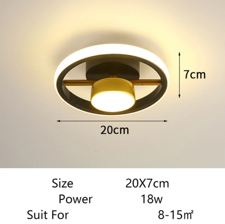 Plafonnier Design : Luminaire Moderne en Forme Carrée avec Éclairage LED-LUMICONCEPT